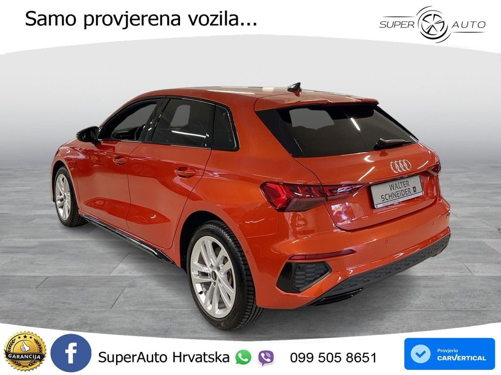 Audi A3 45 TFSIe (245 KS) S tronic S line MATRIX+GR SJED+KAM