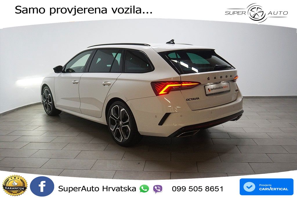 Škoda Octavia Combi RS 2.0 TDI (200 KS) 4x4 DSG LED+GR SJED+ACC