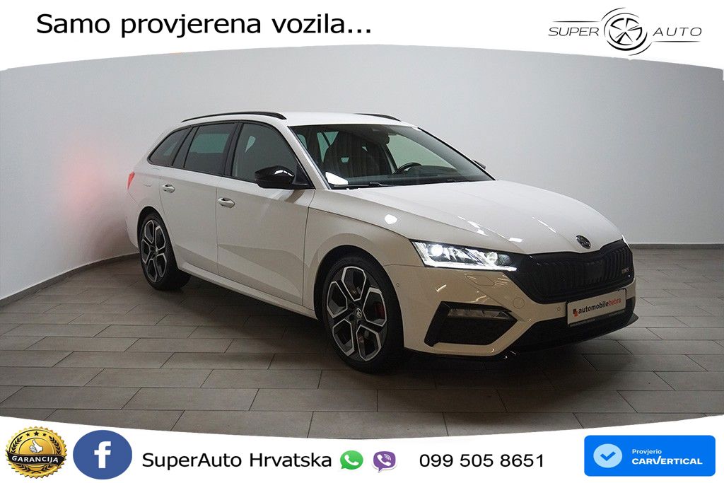 Škoda Octavia Combi RS 2.0 TDI (200 KS) 4x4 DSG LED+GR SJED+ACC