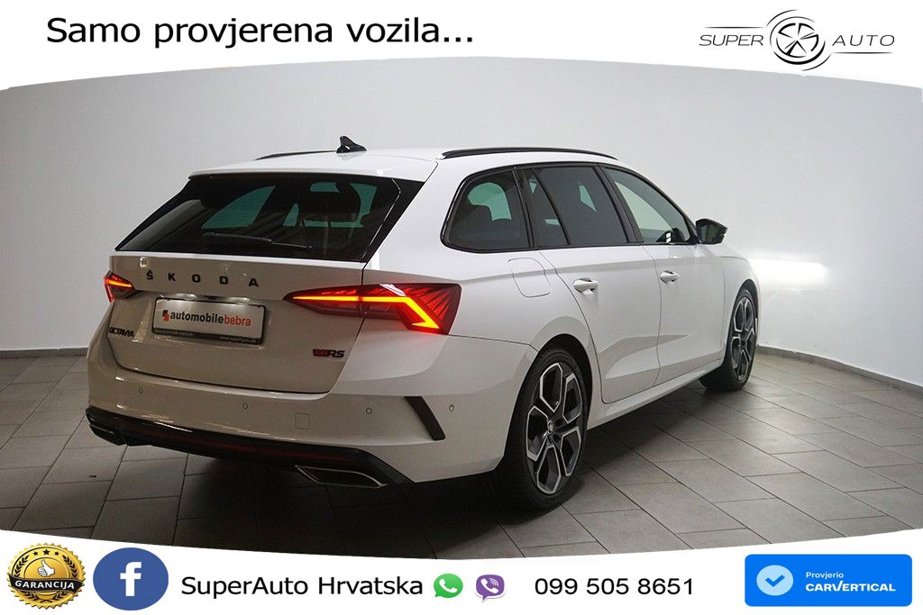 Škoda Octavia Combi RS 2.0 TDI (200 KS) 4x4 DSG LED+GR SJED+ACC
