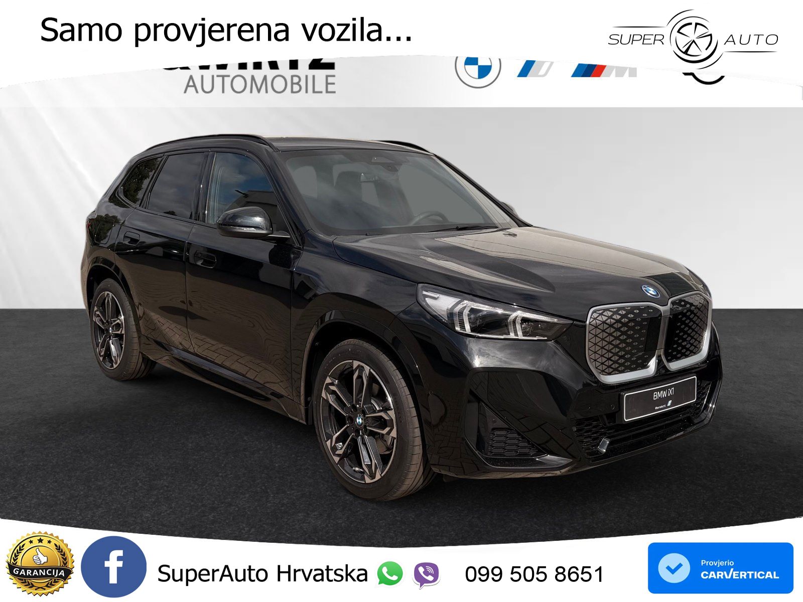 BMW iX1 66.5 kWh (204 KS) eDrive20 M Sport LED+GR SJED+ACC