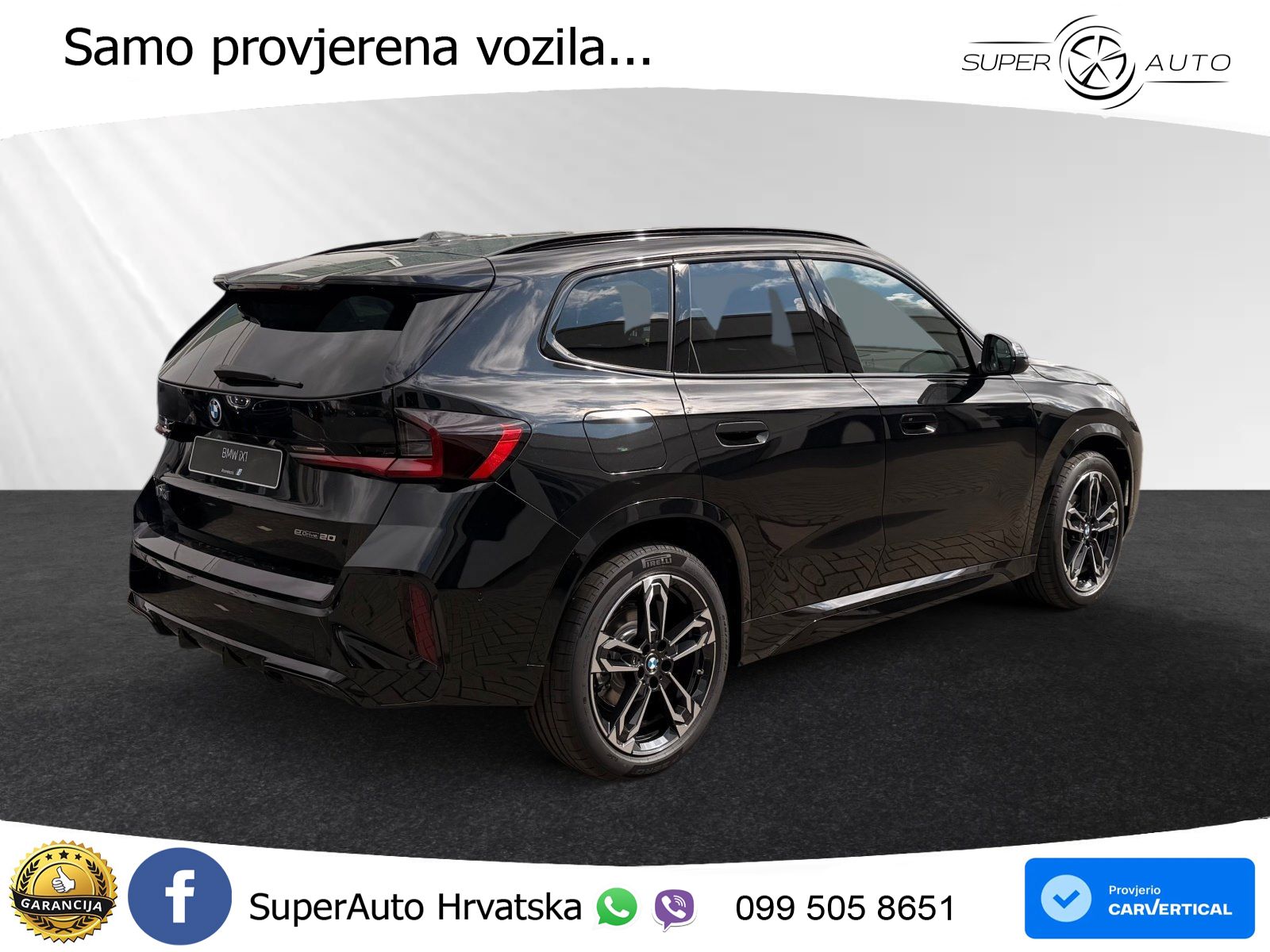 BMW iX1 66.5 kWh (204 KS) eDrive20 M Sport LED+GR SJED+ACC