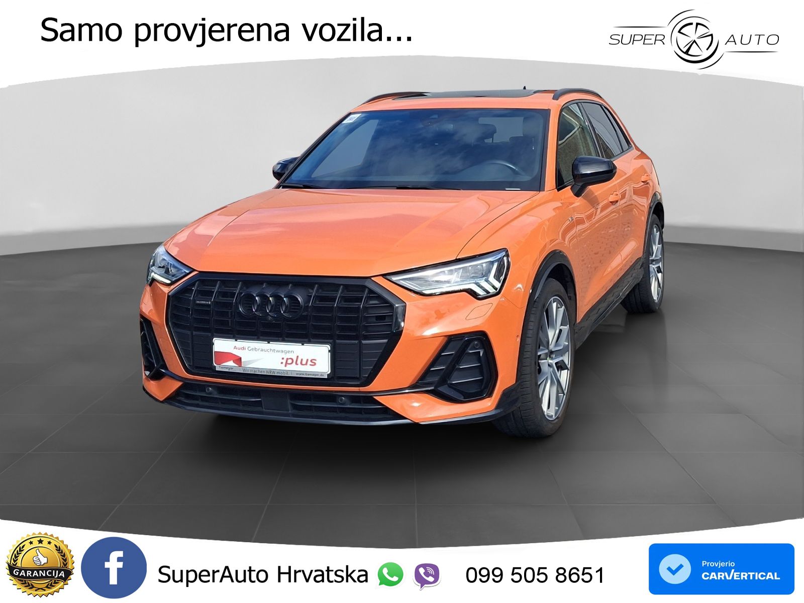 Audi Q3 40 TFSI (190 KS) quattro S tronic S line MATRIX+GR SJED+KAM