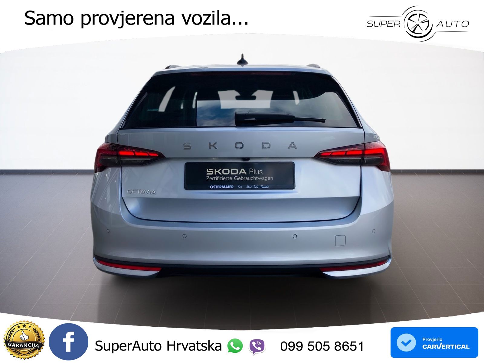 Škoda Octavia Combi 1.5 TSI (150 KS) DSG Selection LED+GR SJED+ACC