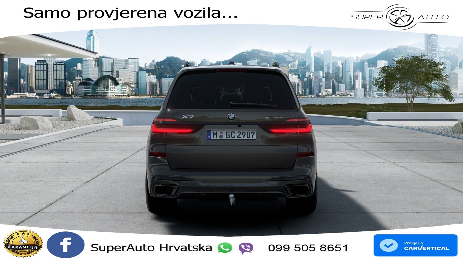 BMW X7 40d (352 KS) xDrive Steptronic M Sport ZRAČNI+ACC+GR SJED+KAM+PANO