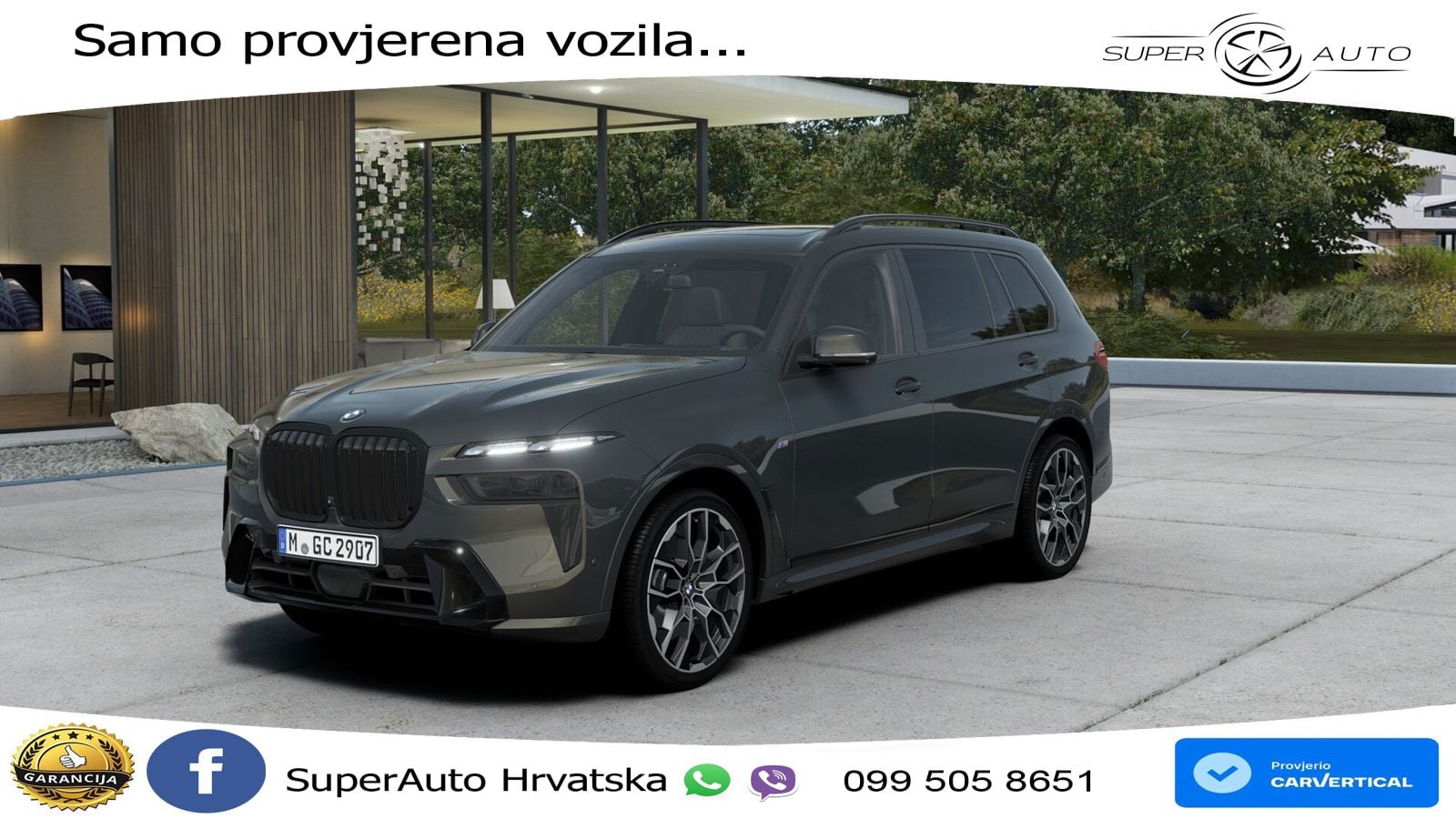 BMW X7 40d (352 KS) xDrive Steptronic M Sport ZRAČNI+ACC+GR SJED+KAM+PANO