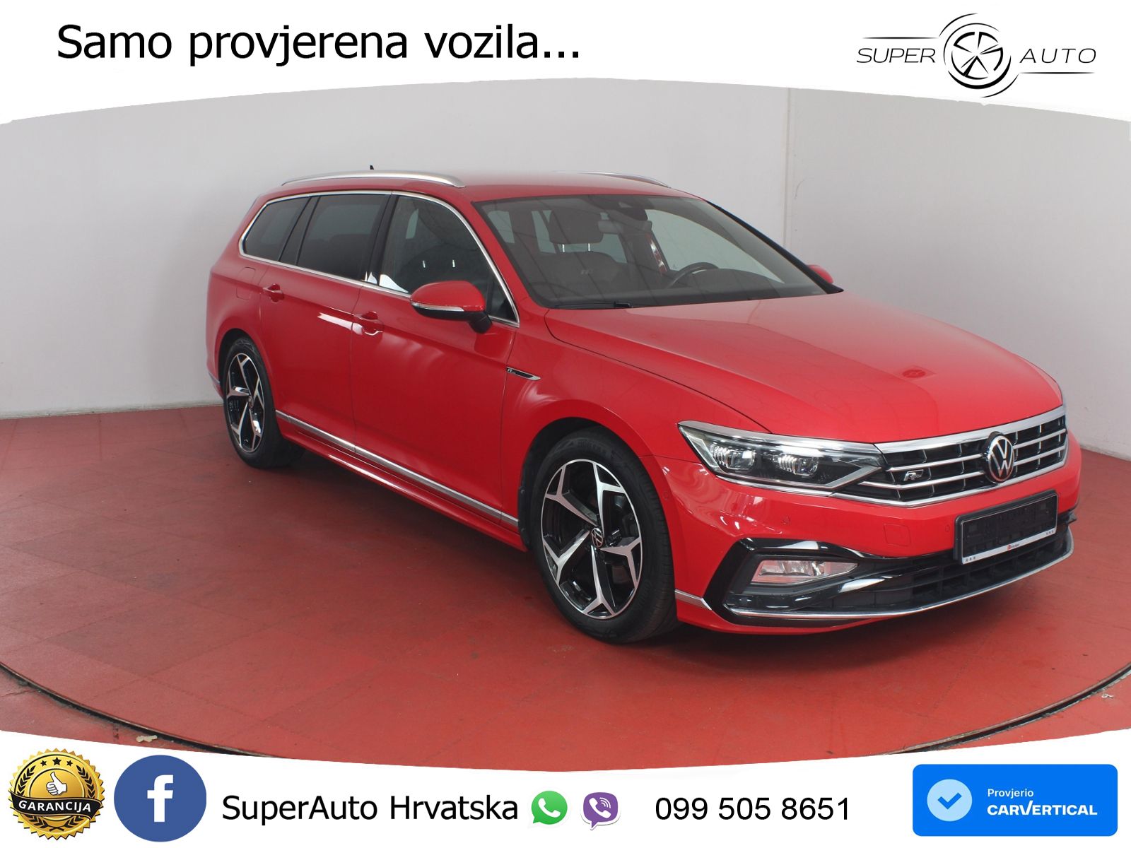 Volkswagen Passat Variant 2.0 TDI (150 KS) DSG R-Line LED+GR SJED+ACC