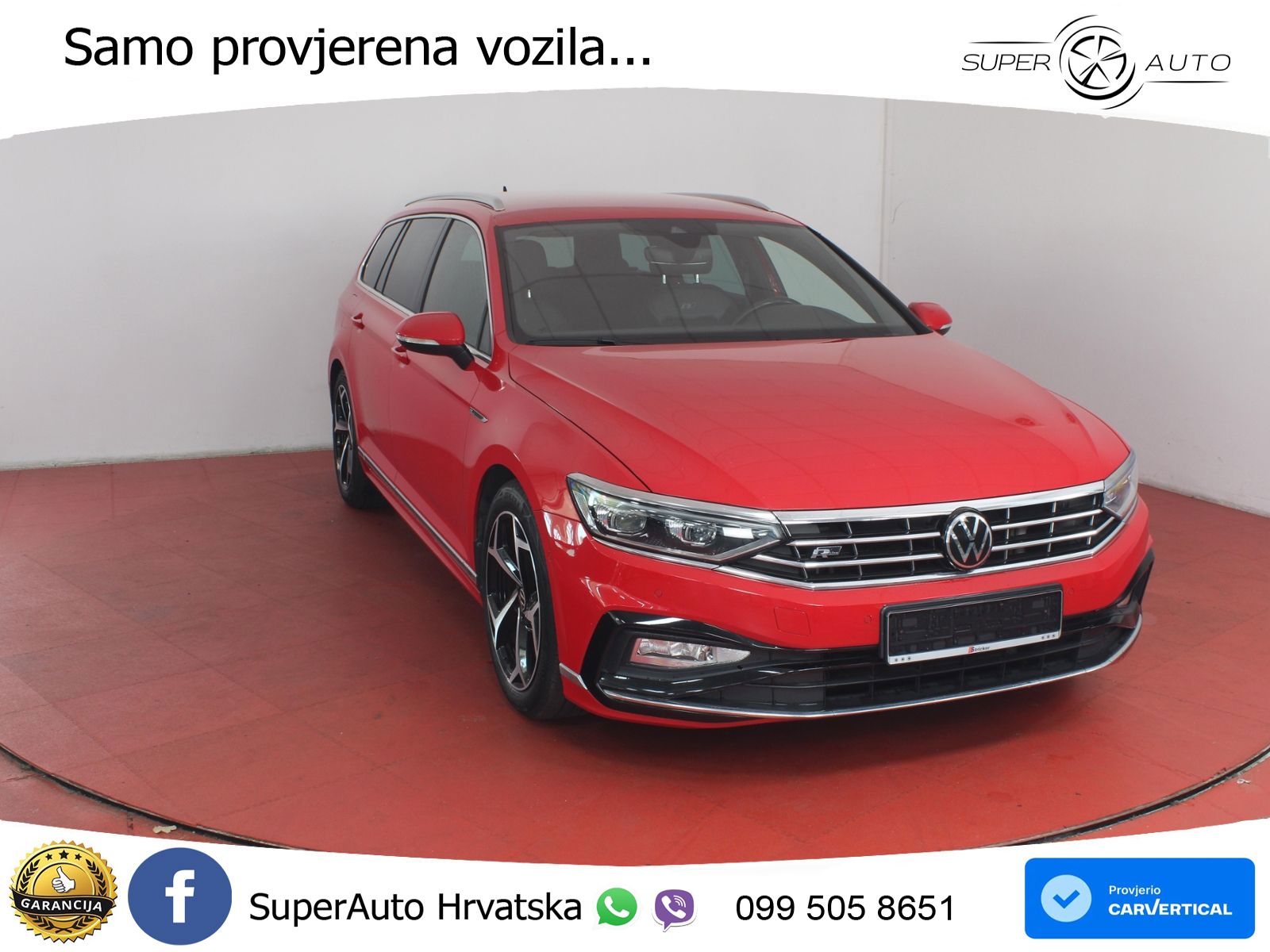 Volkswagen Passat Variant 2.0 TDI (150 KS) DSG R-Line LED+GR SJED+ACC