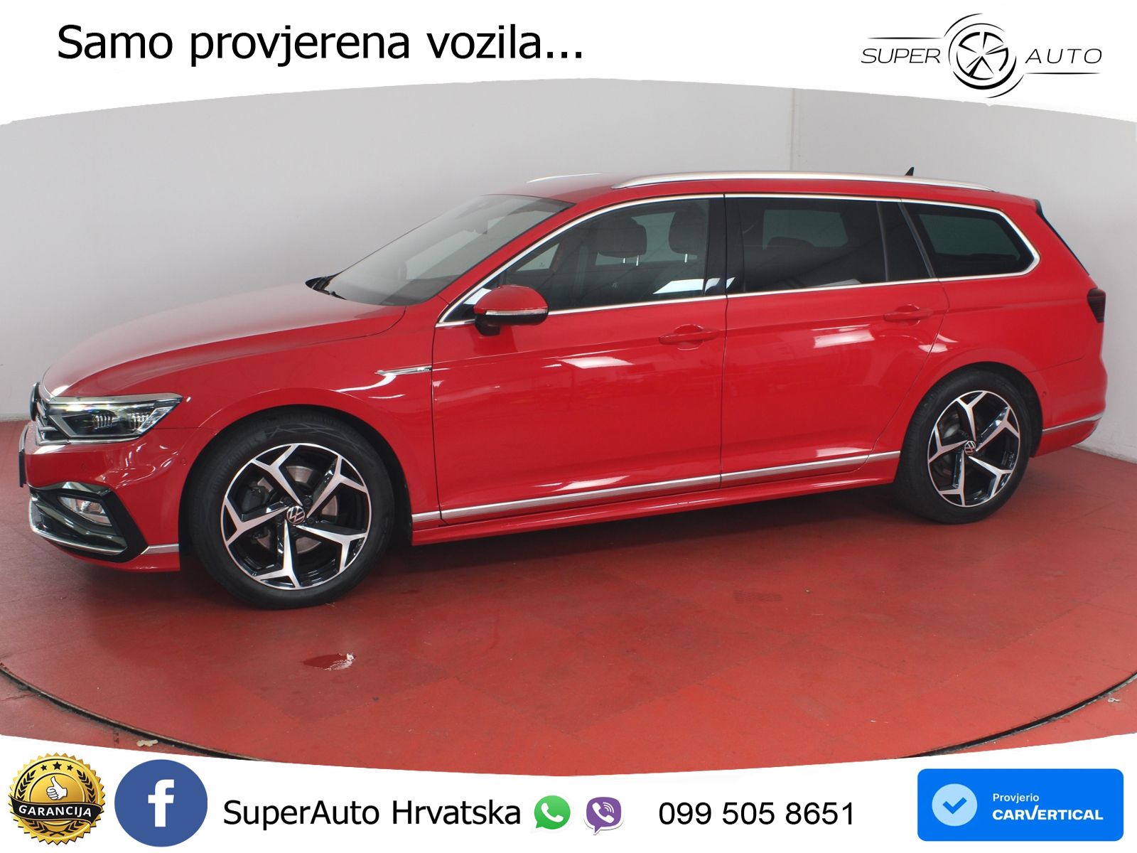 Volkswagen Passat Variant 2.0 TDI (150 KS) DSG R-Line LED+GR SJED+ACC
