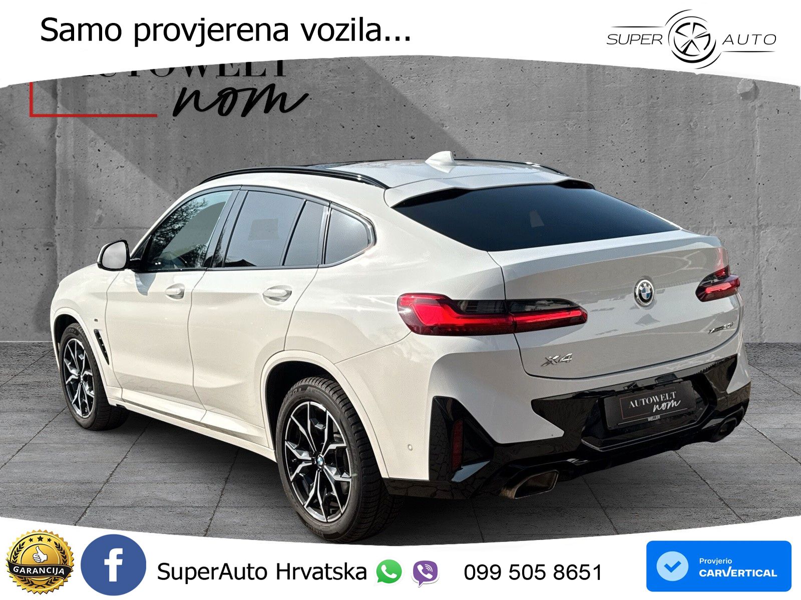 BMW X4 30d (286 KS) xDrive Steptronic M Sport LED+GR SJED+ACC