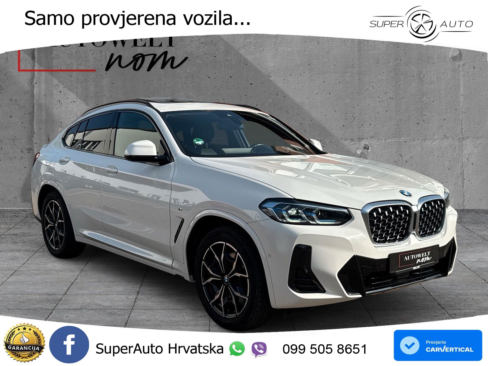 BMW X4 30d (286 KS) xDrive Steptronic M Sport LED+GR SJED+ACC