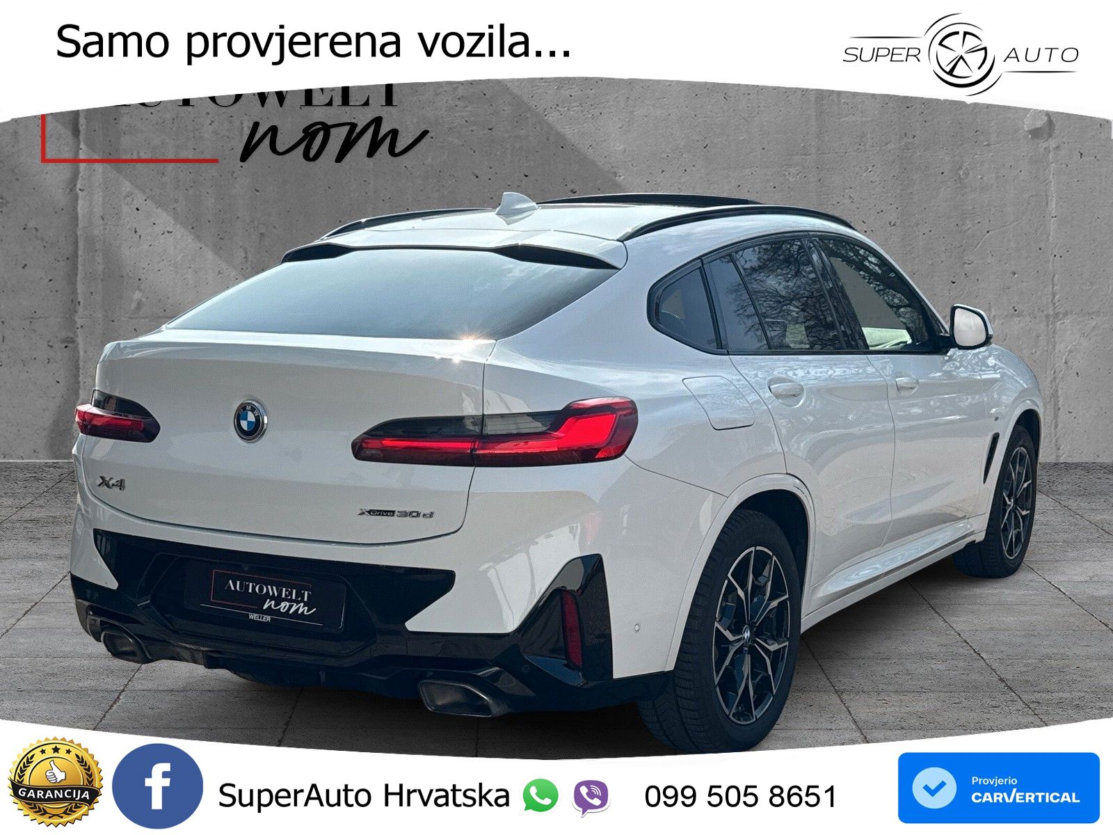 BMW X4 30d (286 KS) xDrive Steptronic M Sport LED+GR SJED+ACC