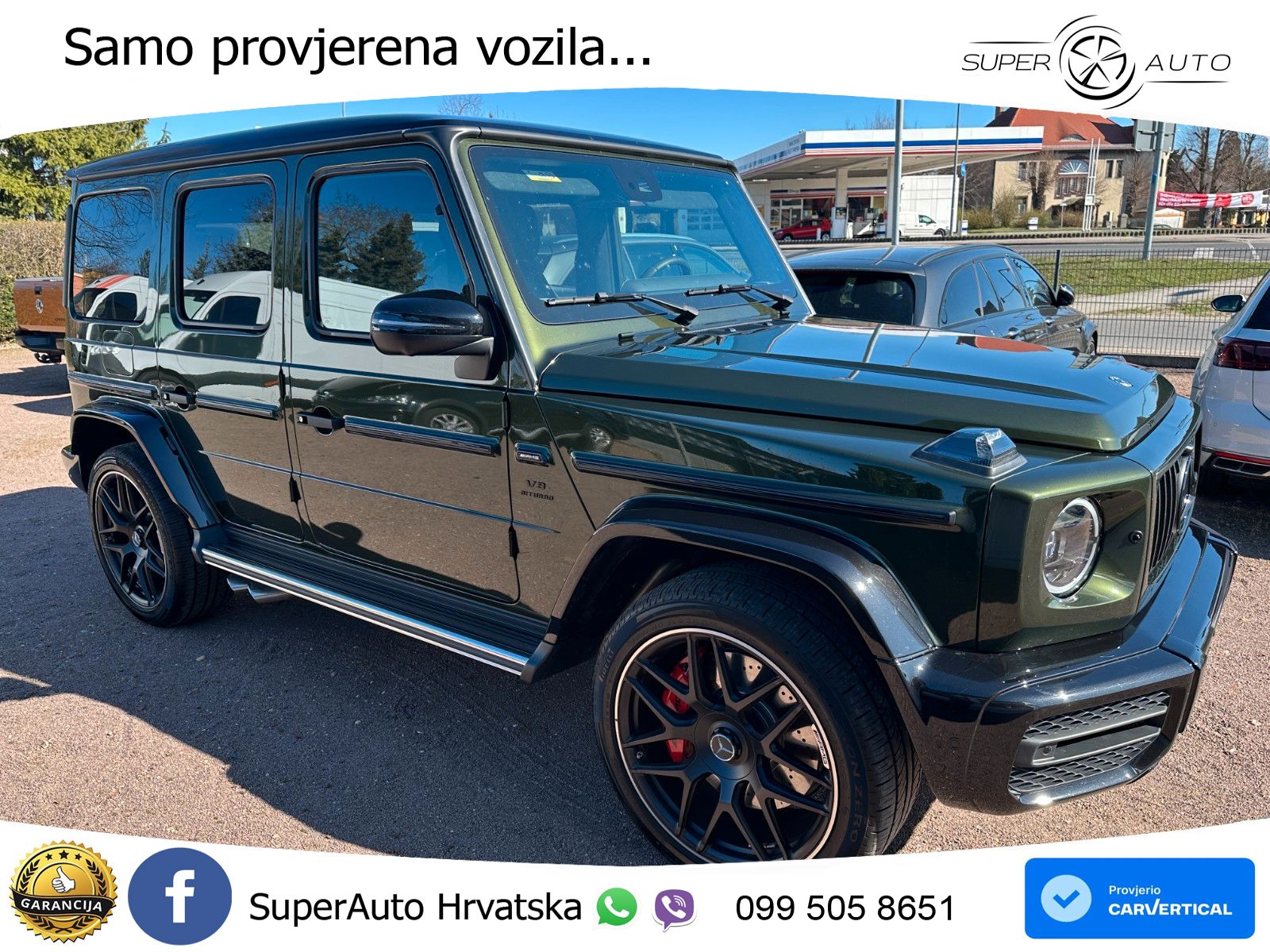 Mercedes AMG G 63 Long V8 (585 KS) 4MATIC 9G-TRONIC AMG SPEEDSHIFT TCT Manufaktur LED+GR SJED+ACC