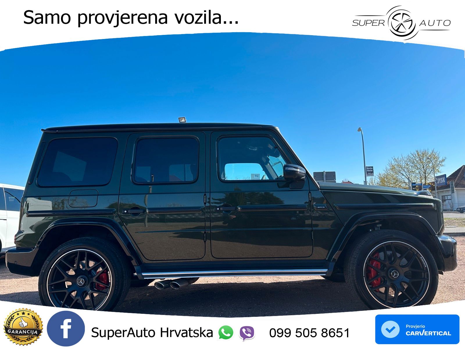 Mercedes AMG G 63 Long V8 (585 KS) 4MATIC 9G-TRONIC AMG SPEEDSHIFT TCT Manufaktur LED+GR SJED+ACC