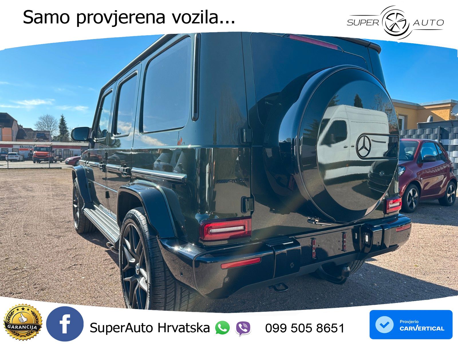 Mercedes AMG G 63 Long V8 (585 KS) 4MATIC 9G-TRONIC AMG SPEEDSHIFT TCT Manufaktur LED+GR SJED+ACC