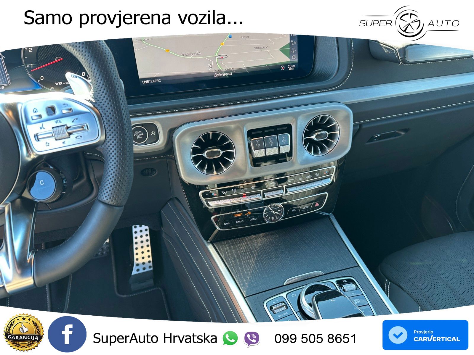 Mercedes AMG G 63 Long V8 (585 KS) 4MATIC 9G-TRONIC AMG SPEEDSHIFT TCT Manufaktur LED+GR SJED+ACC