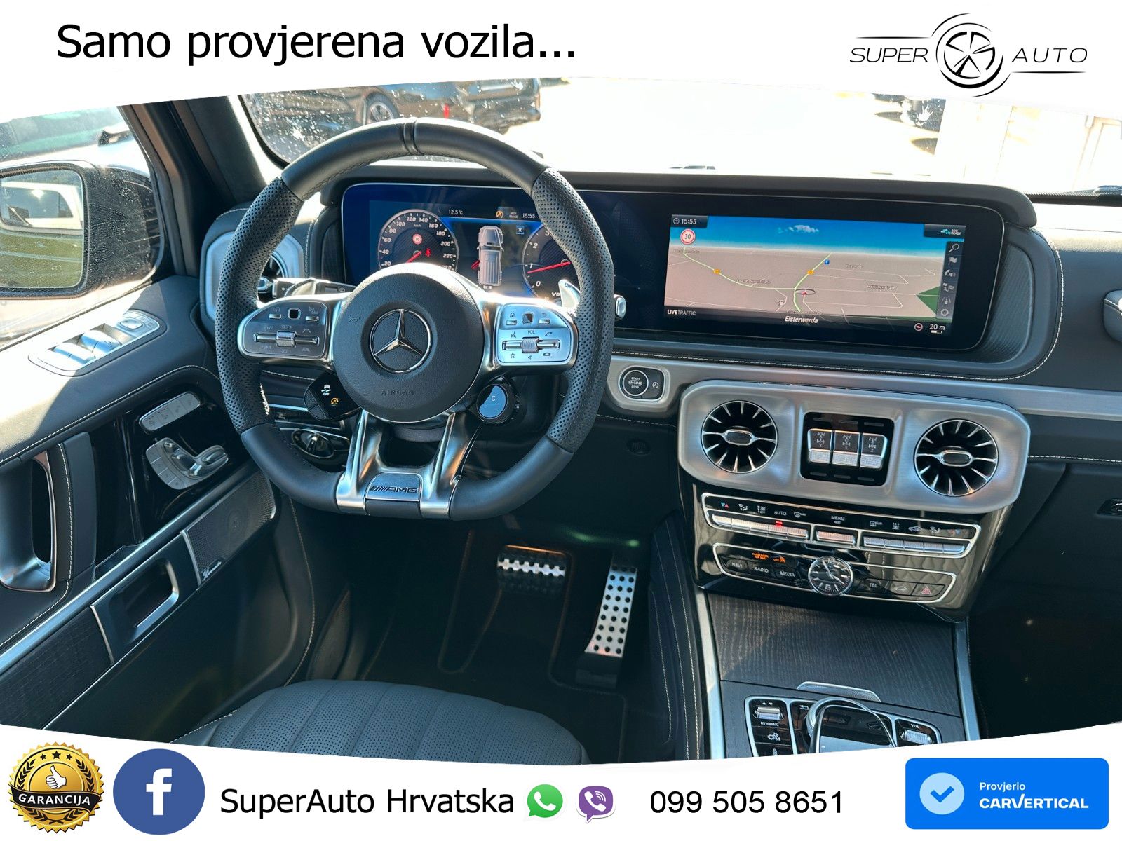 Mercedes AMG G 63 Long V8 (585 KS) 4MATIC 9G-TRONIC AMG SPEEDSHIFT TCT Manufaktur LED+GR SJED+ACC