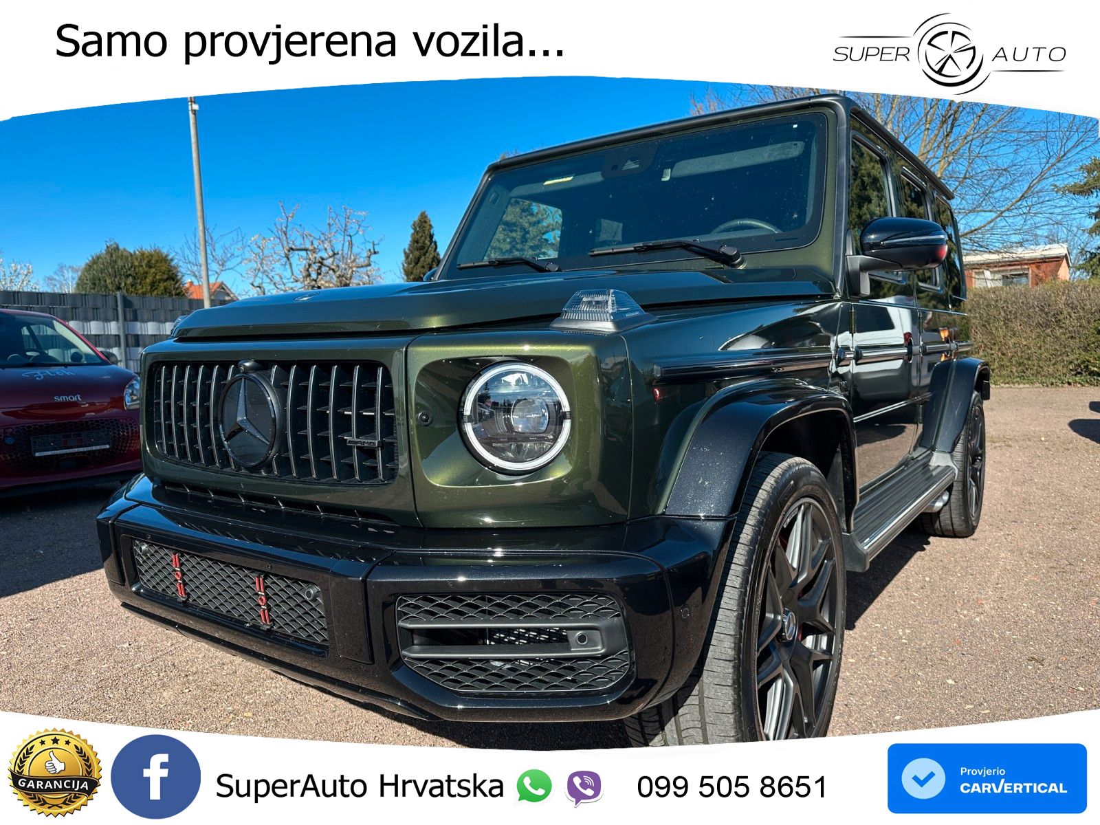 Mercedes AMG G 63 Long V8 (585 KS) 4MATIC 9G-TRONIC AMG SPEEDSHIFT TCT Manufaktur LED+GR SJED+ACC