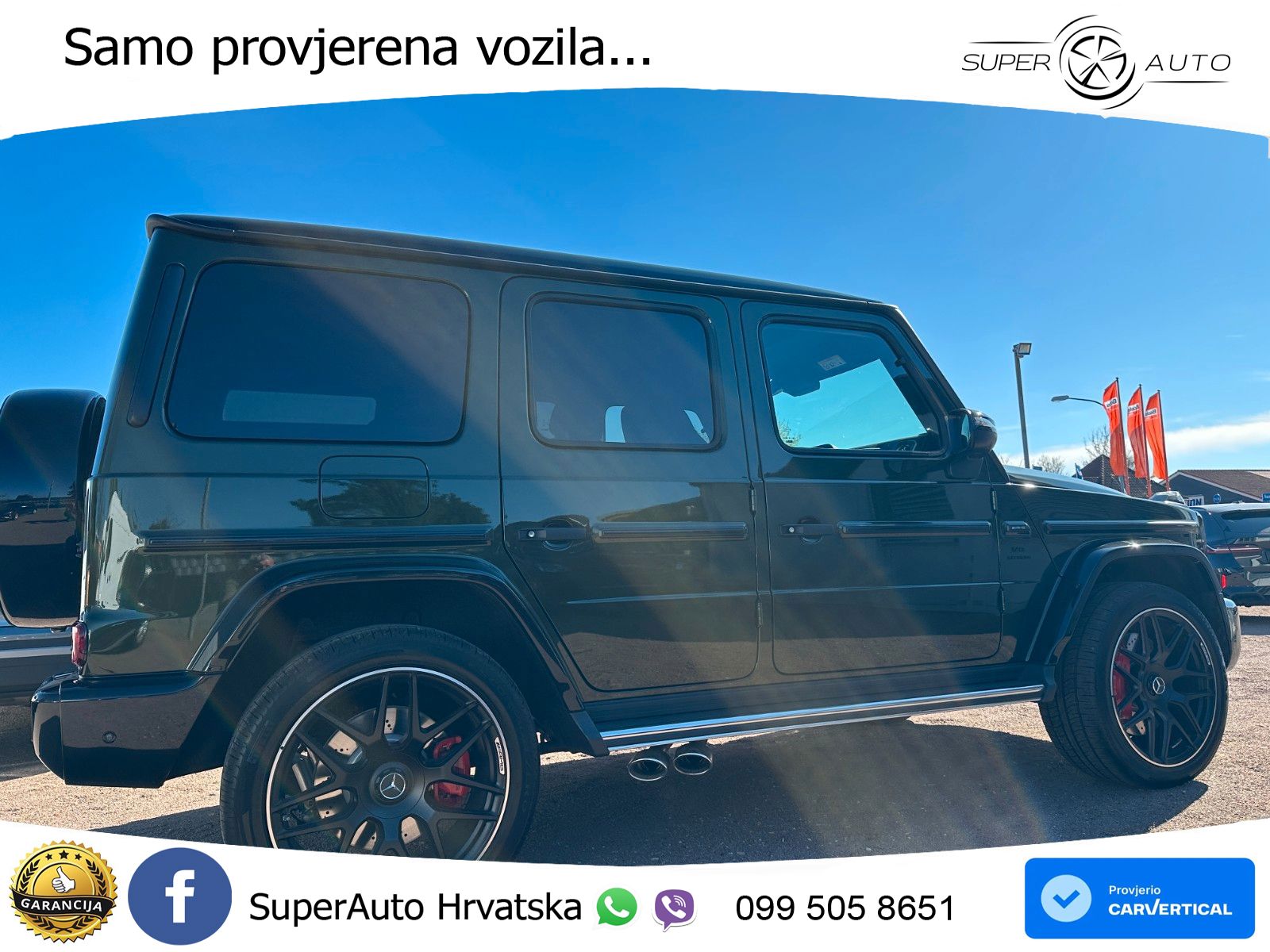 Mercedes AMG G 63 Long V8 (585 KS) 4MATIC 9G-TRONIC AMG SPEEDSHIFT TCT Manufaktur LED+GR SJED+ACC