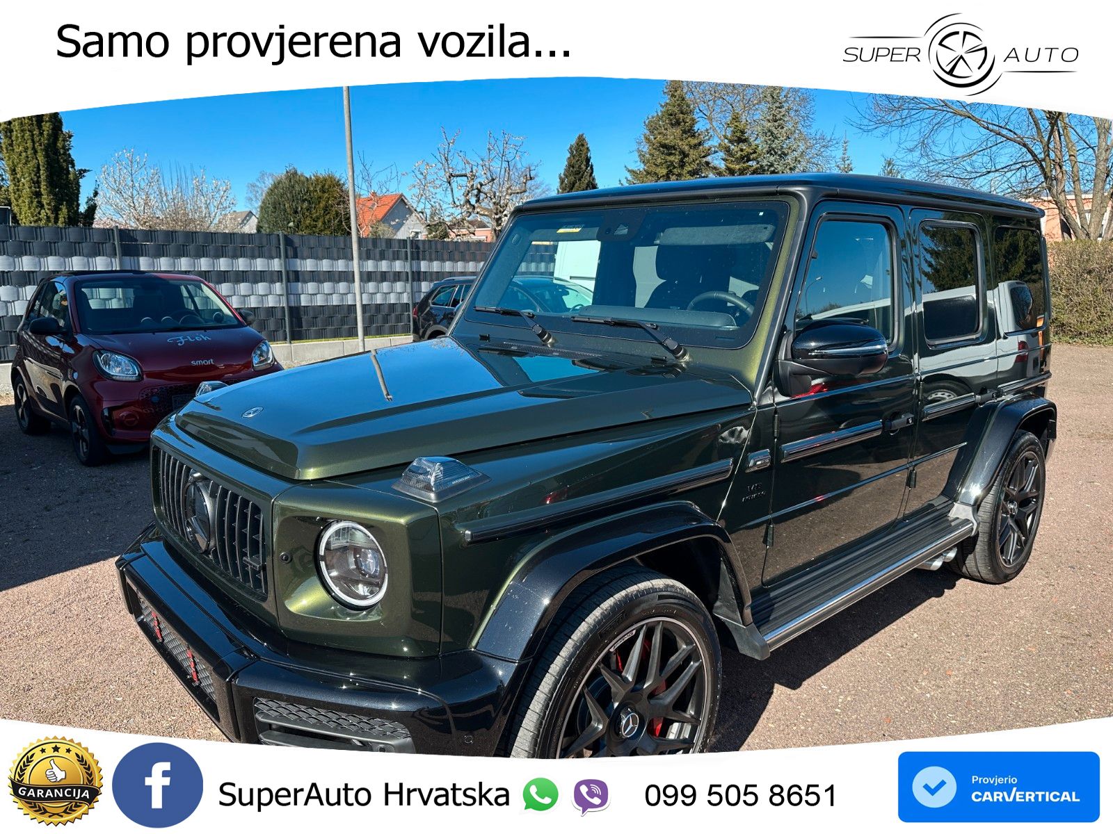 Mercedes AMG G 63 Long V8 (585 KS) 4MATIC 9G-TRONIC AMG SPEEDSHIFT TCT Manufaktur LED+GR SJED+ACC