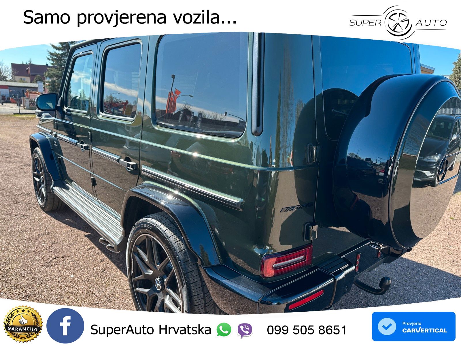 Mercedes AMG G 63 Long V8 (585 KS) 4MATIC 9G-TRONIC AMG SPEEDSHIFT TCT Manufaktur LED+GR SJED+ACC