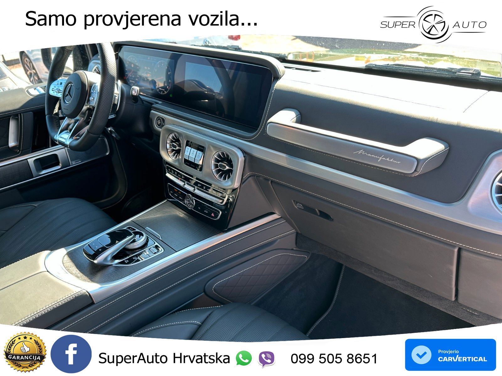 Mercedes AMG G 63 Long V8 (585 KS) 4MATIC 9G-TRONIC AMG SPEEDSHIFT TCT Manufaktur LED+GR SJED+ACC