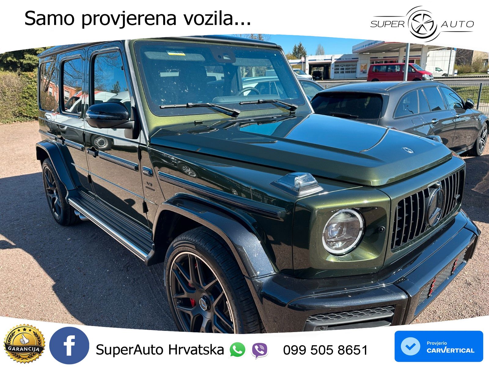 Mercedes AMG G 63 Long V8 (585 KS) 4MATIC 9G-TRONIC AMG SPEEDSHIFT TCT Manufaktur LED+GR SJED+ACC