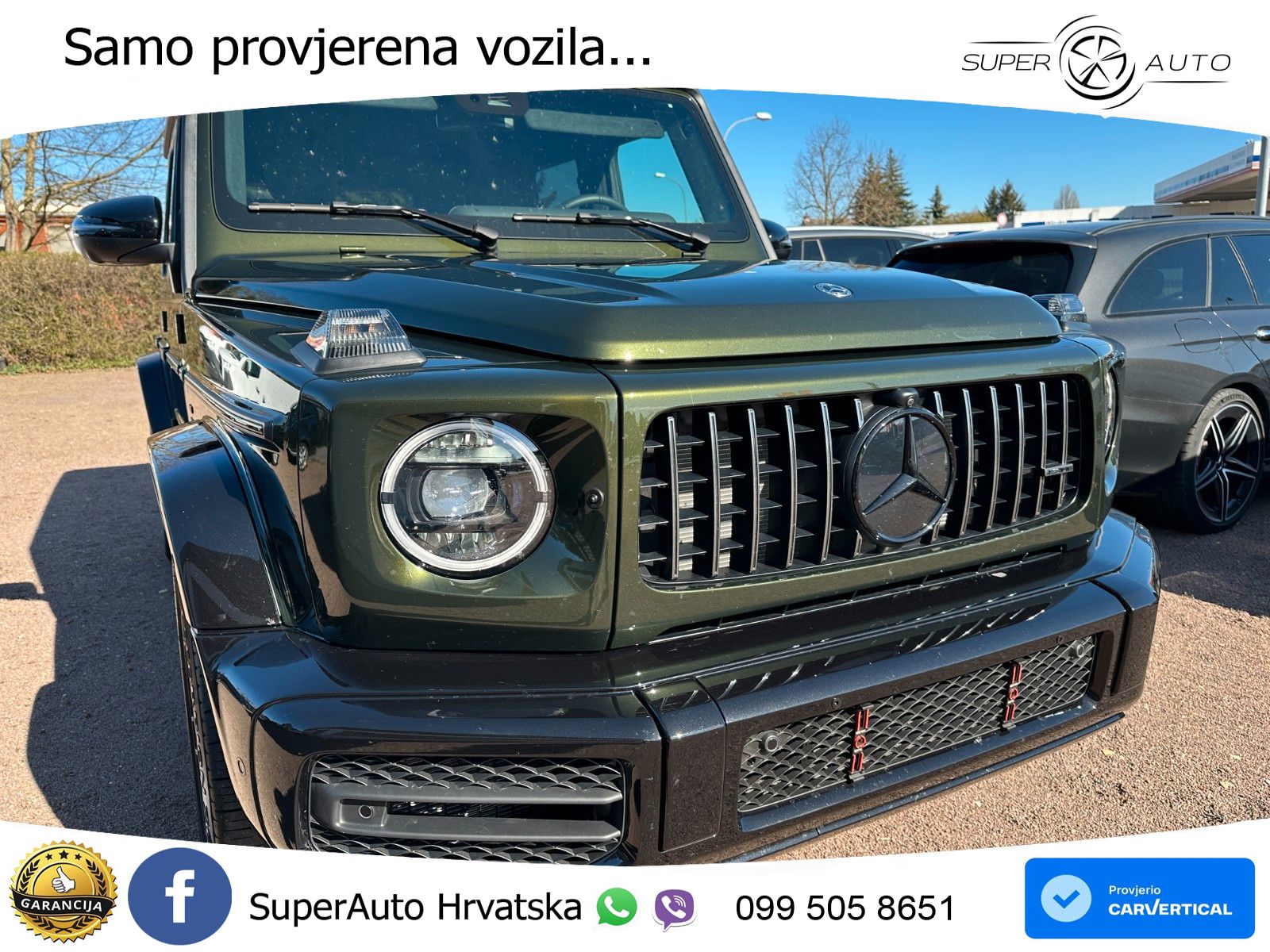 Mercedes AMG G 63 Long V8 (585 KS) 4MATIC 9G-TRONIC AMG SPEEDSHIFT TCT Manufaktur LED+GR SJED+ACC