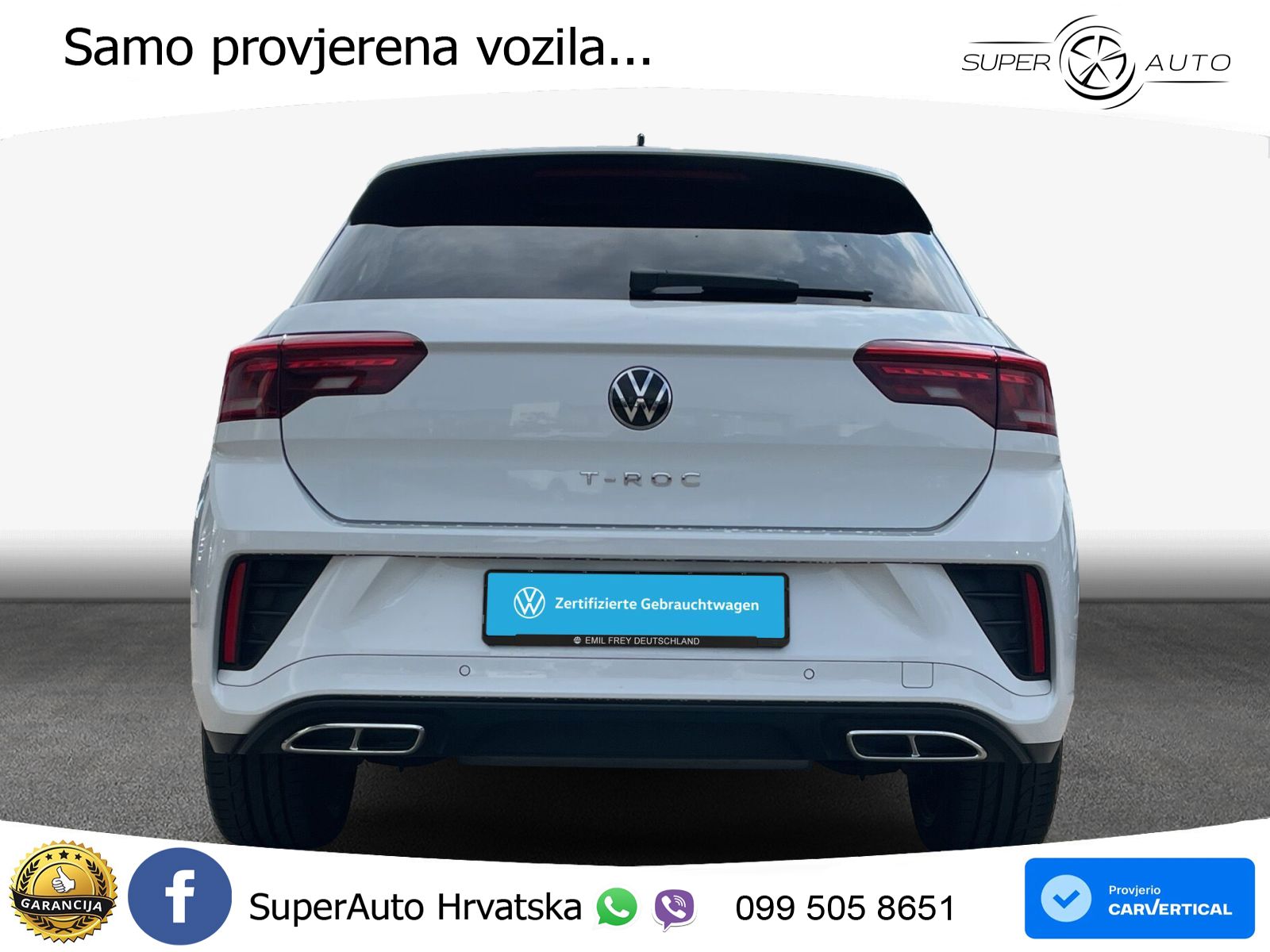 Volkswagen T-Roc 1.5 TSI (150 KS) DSG LED+GR SJED+ACC