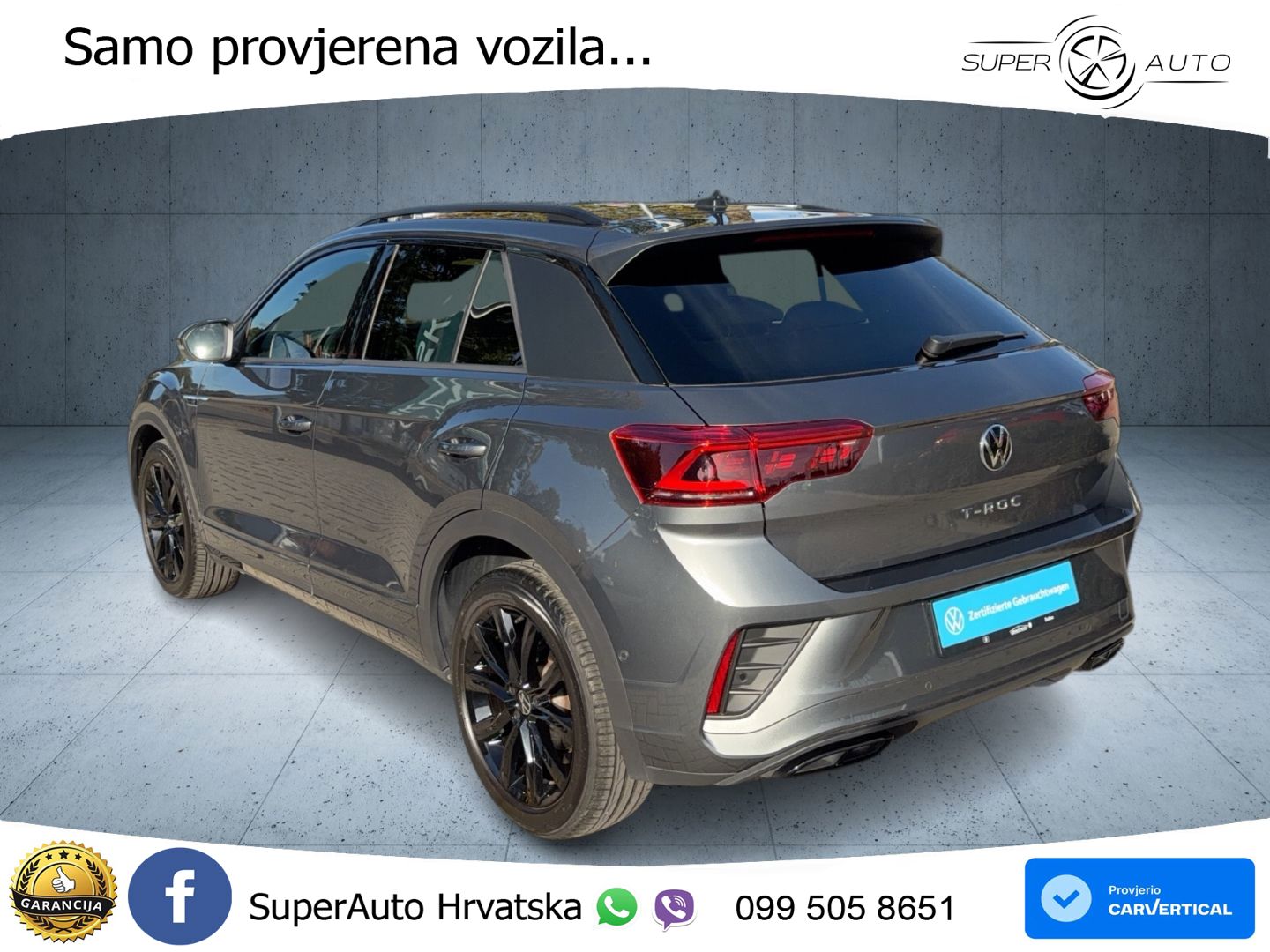 Volkswagen T-Roc 1.5 TSI (150 KS) DSG R-Line LED+GR SJED+ACC