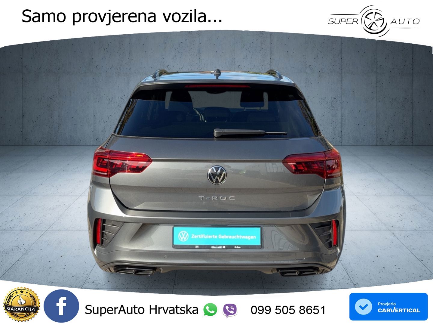 Volkswagen T-Roc 1.5 TSI (150 KS) DSG R-Line LED+GR SJED+ACC