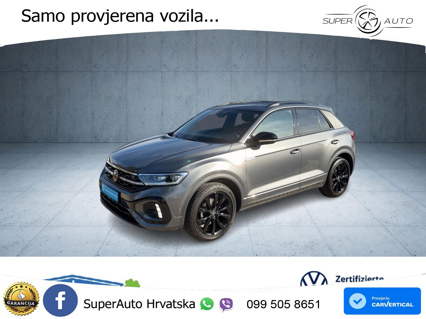 Volkswagen T-Roc 1.5 TSI (150 KS) DSG R-Line LED+GR SJED+ACC