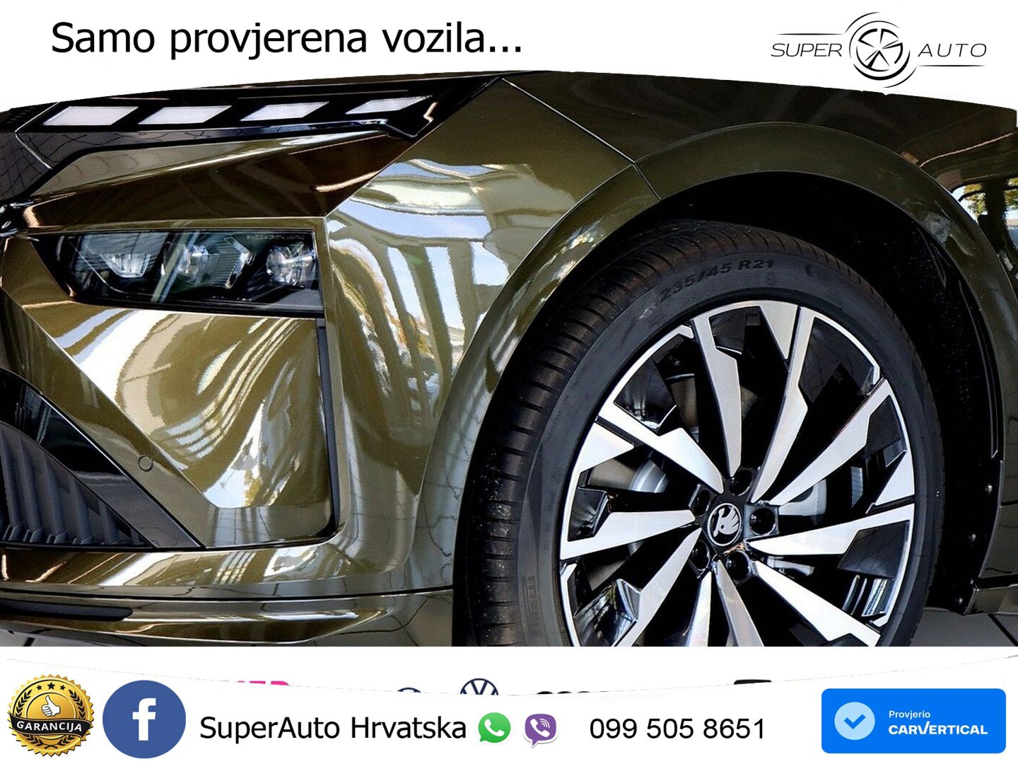 Škoda Enyaq 85 82 kWh (286 KS) SportLine MATRIX+GR SJED+KAM