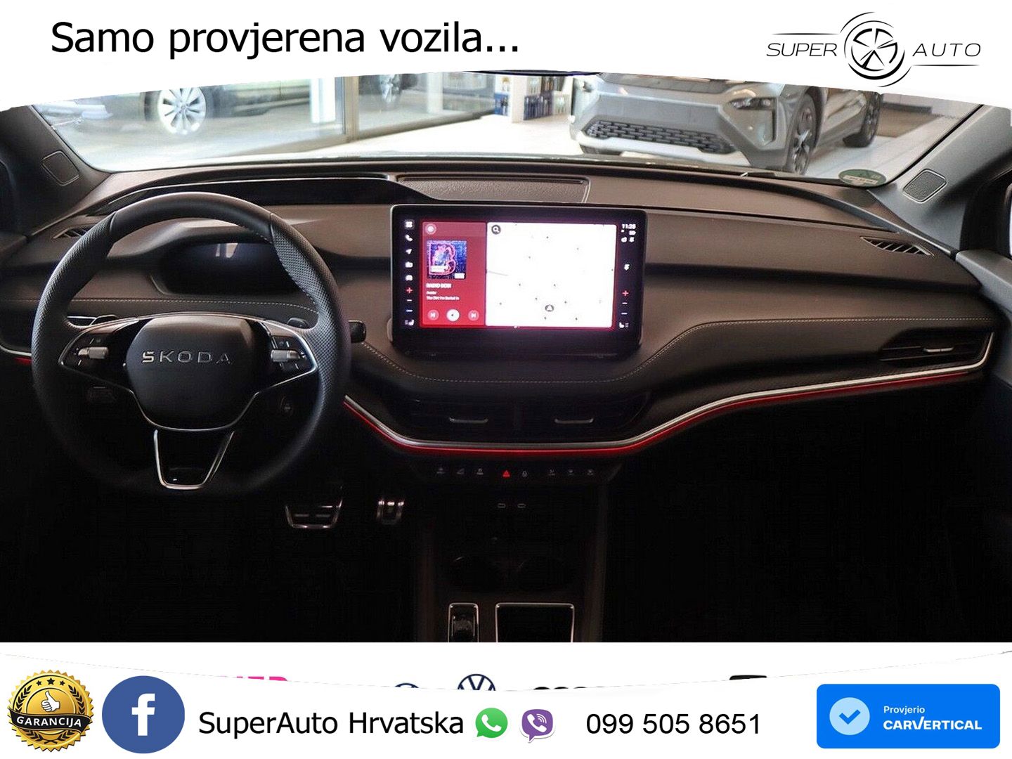 Škoda Enyaq 85 82 kWh (286 KS) SportLine MATRIX+GR SJED+KAM