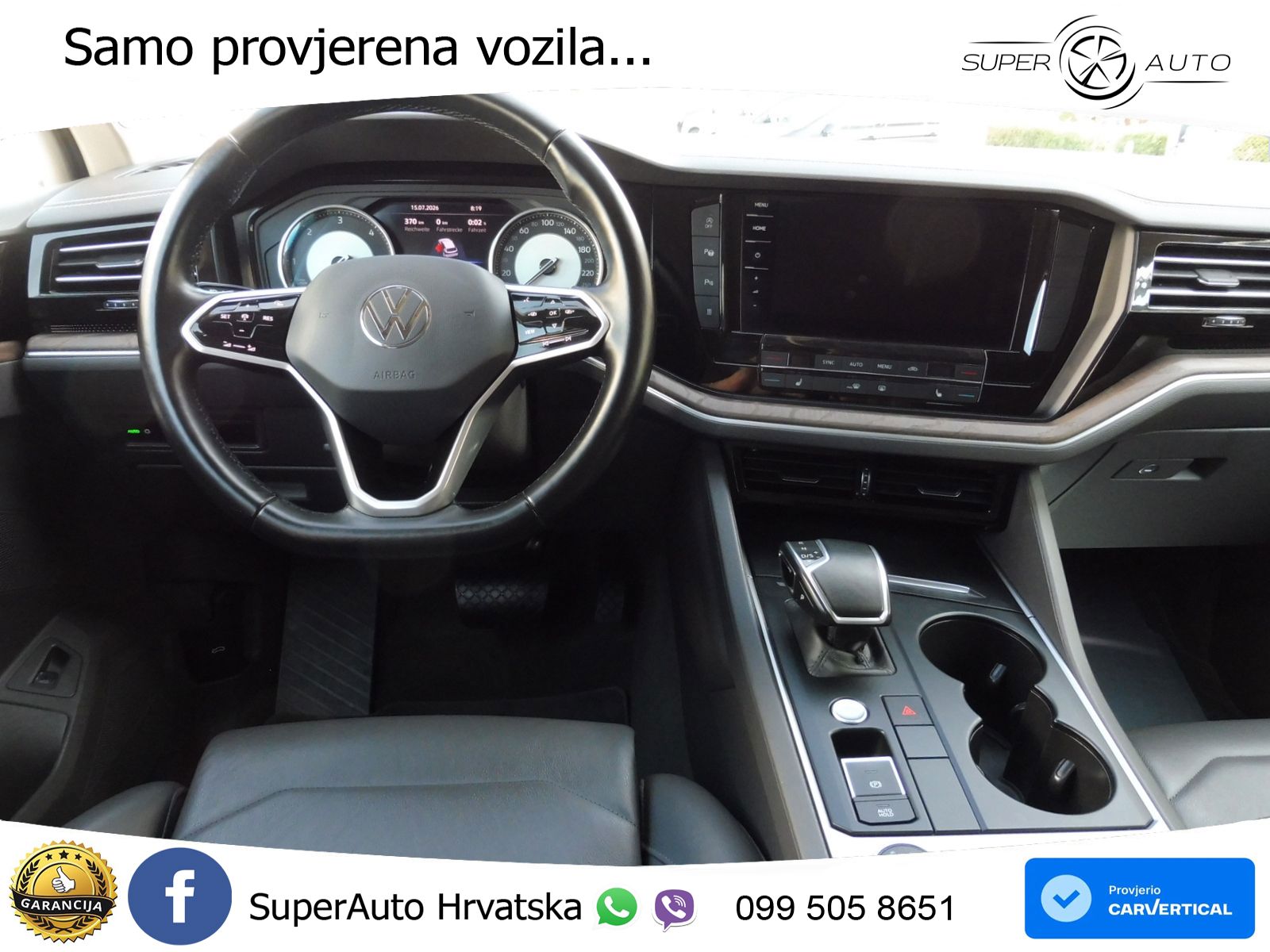 Volkswagen Touareg 3.0 V6 TDI (231 KS) 4MOTION Tiptronic ZRAČNI+ACC+GR SJED+KAM