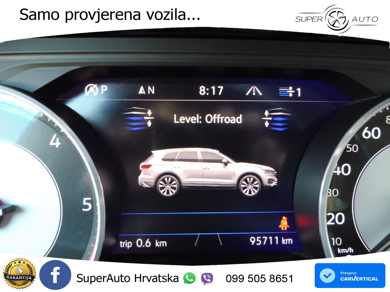 Volkswagen Touareg 3.0 V6 TDI (231 KS) 4MOTION Tiptronic ZRAČNI+ACC+GR SJED+KAM