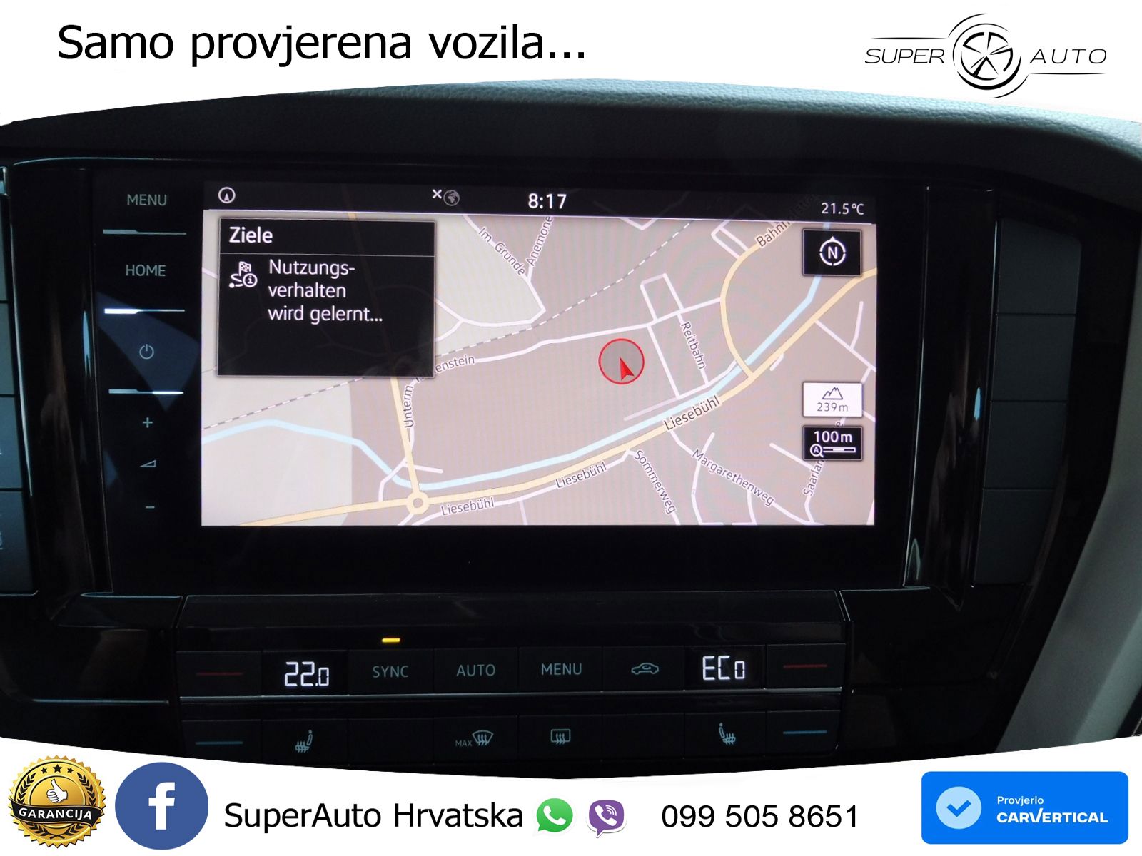 Volkswagen Touareg 3.0 V6 TDI (231 KS) 4MOTION Tiptronic ZRAČNI+ACC+GR SJED+KAM