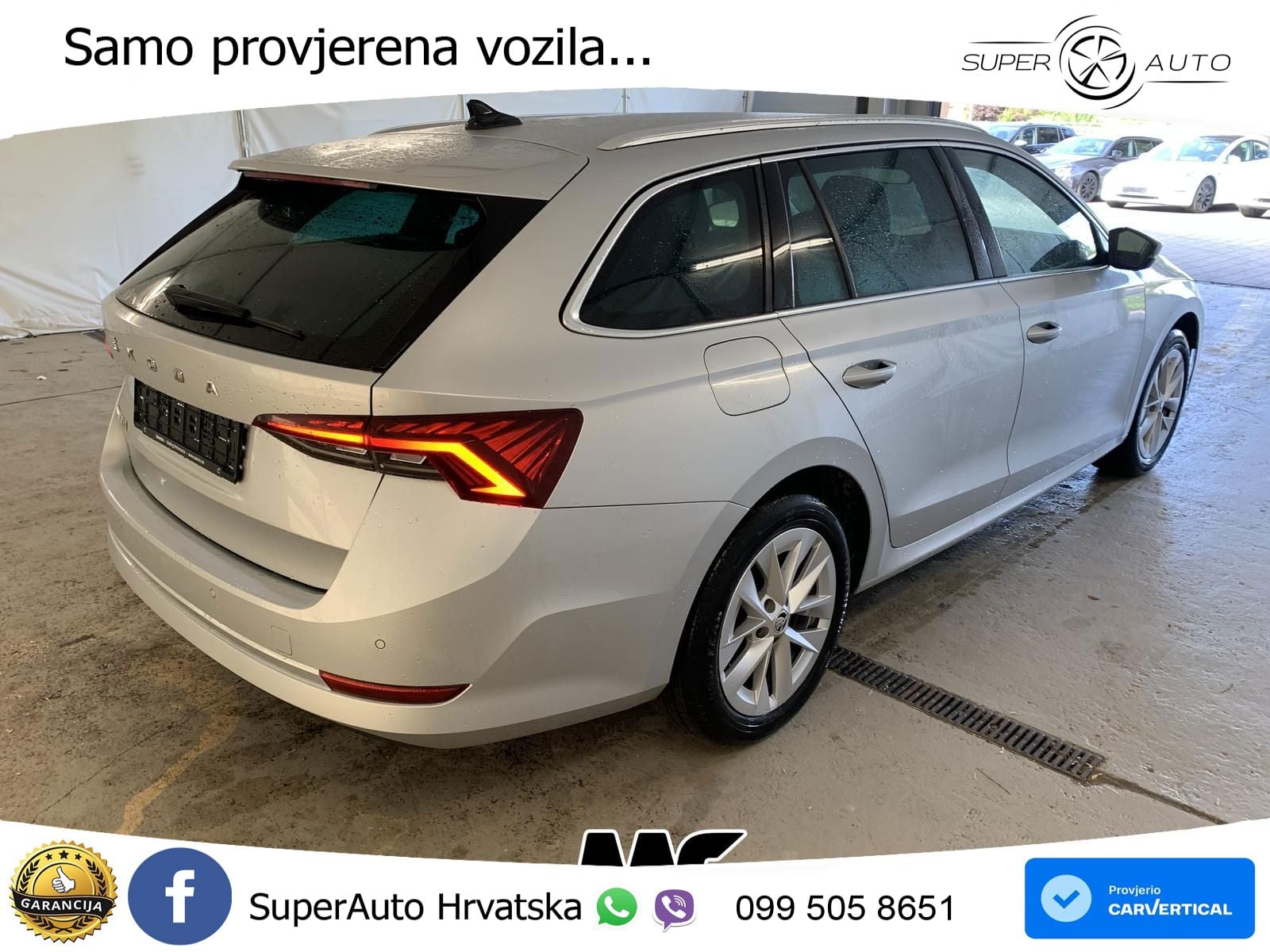 Škoda Octavia Combi 2.0 TDI (150 KS) DSG LED+GR SJED+ACC