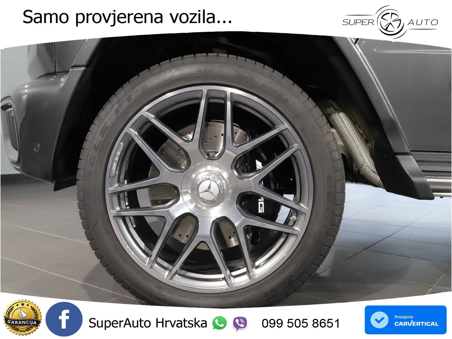 Mercedes AMG G 63 Long V8 (585 KS) 4MATIC 9G-TRONIC AMG SPEEDSHIFT TCT ACC+GR SJED+360+PANO