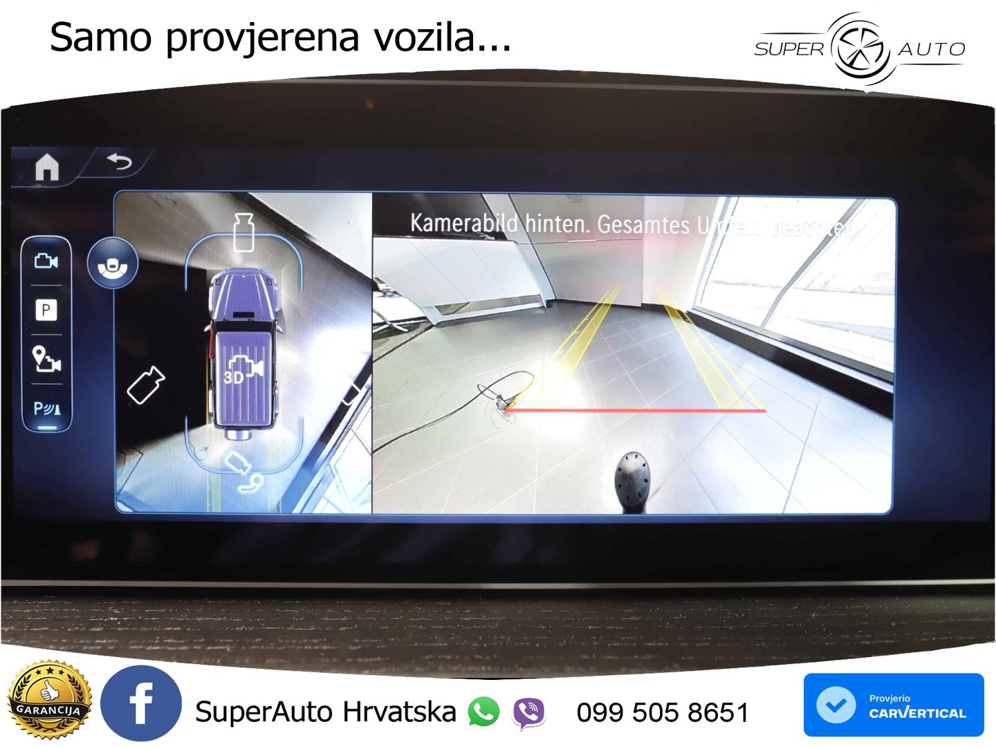 Mercedes AMG G 63 Long V8 (585 KS) 4MATIC 9G-TRONIC AMG SPEEDSHIFT TCT ACC+GR SJED+360+PANO