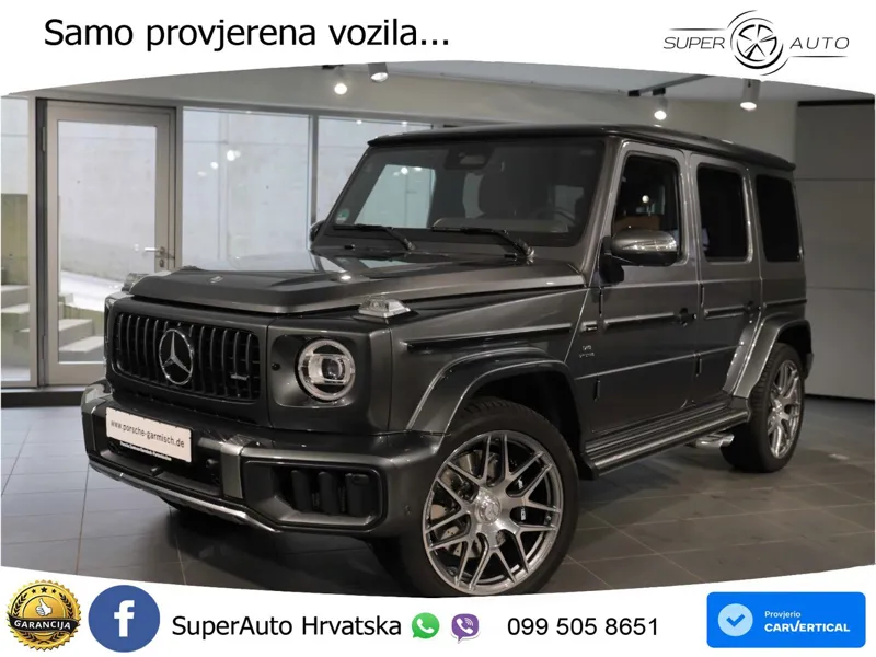 Mercedes AMG G 63 Long V8 (585 KS) 4MATIC 9G-TRONIC AMG SPEEDSHIFT TCT ACC+GR SJED+360+PANO