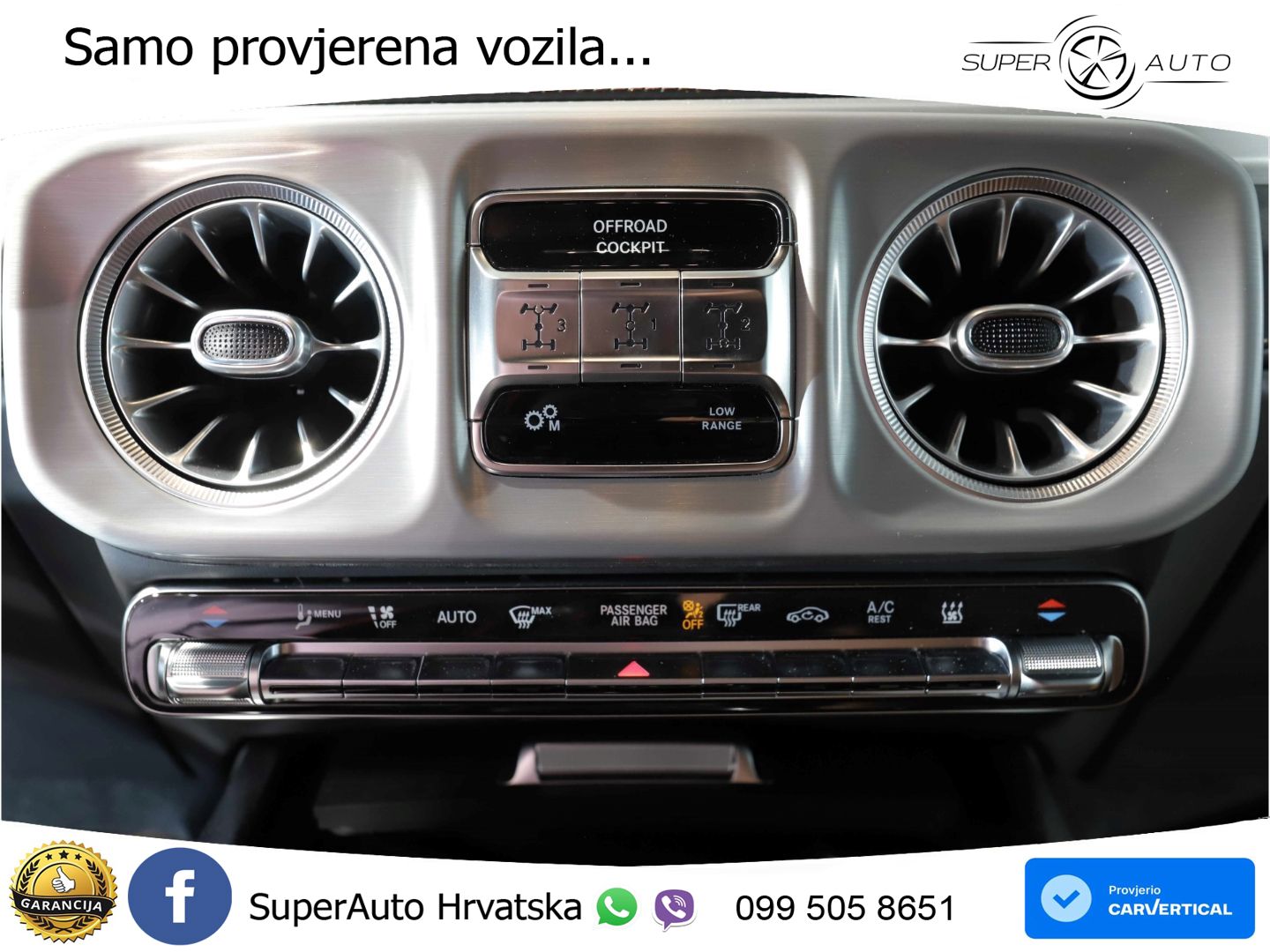 Mercedes AMG G 63 Long V8 (585 KS) 4MATIC 9G-TRONIC AMG SPEEDSHIFT TCT ACC+GR SJED+360+PANO
