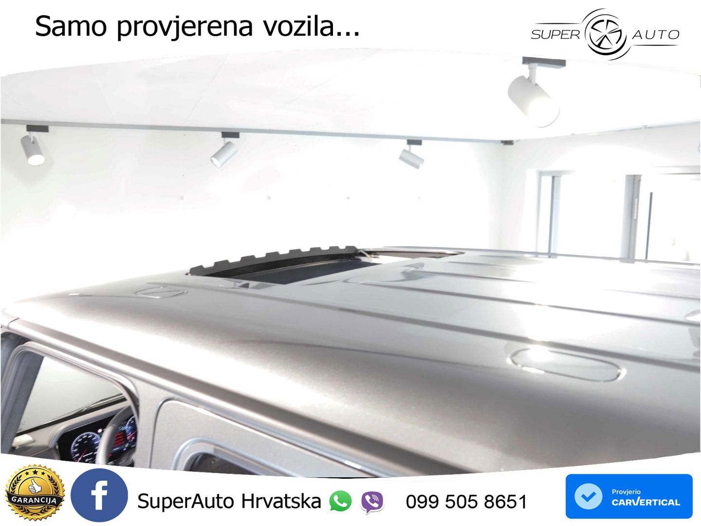 Mercedes AMG G 63 Long V8 (585 KS) 4MATIC 9G-TRONIC AMG SPEEDSHIFT TCT ACC+GR SJED+360+PANO
