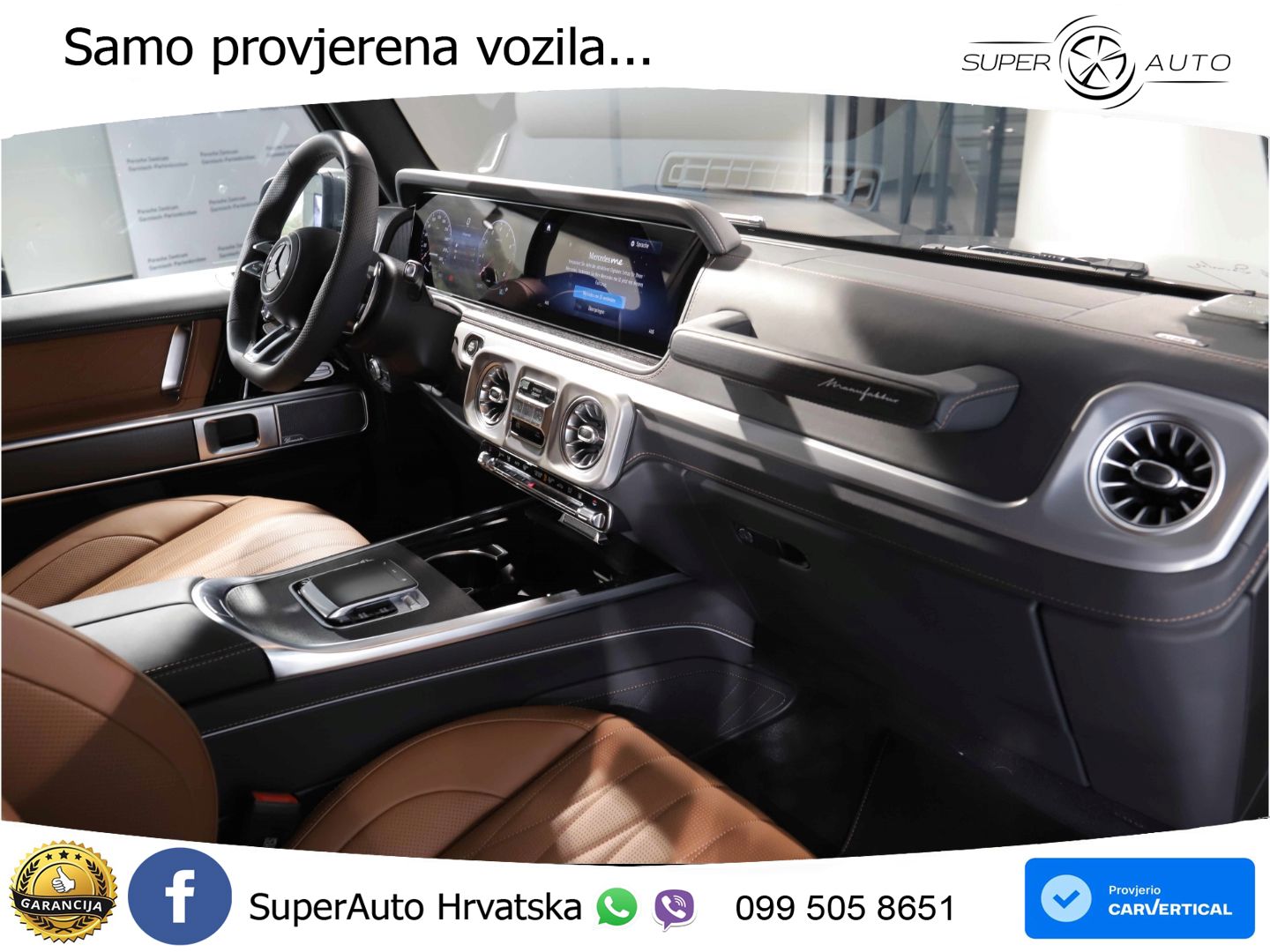 Mercedes AMG G 63 Long V8 (585 KS) 4MATIC 9G-TRONIC AMG SPEEDSHIFT TCT ACC+GR SJED+360+PANO