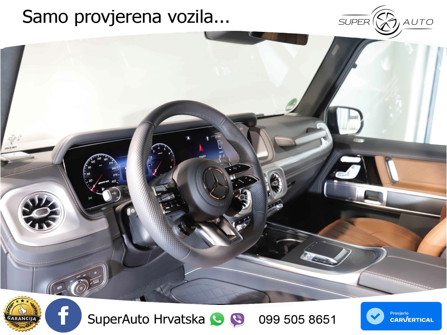 Mercedes AMG G 63 Long V8 (585 KS) 4MATIC 9G-TRONIC AMG SPEEDSHIFT TCT ACC+GR SJED+360+PANO