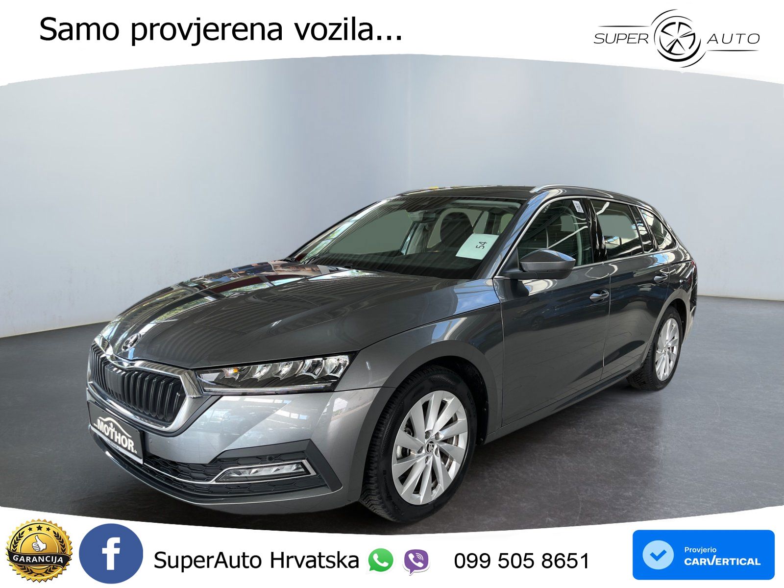 Škoda Octavia Combi 1.5 TSI (150 KS) DSG Selection LED+GR SJED+ACC