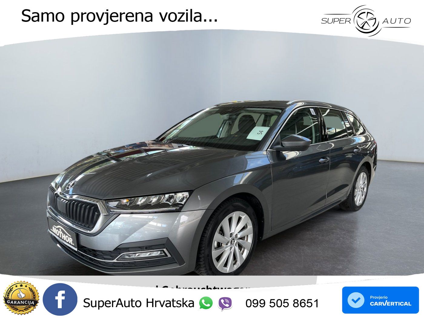 Škoda Octavia Combi 1.5 TSI (150 KS) DSG Selection LED+GR SJED+ACC