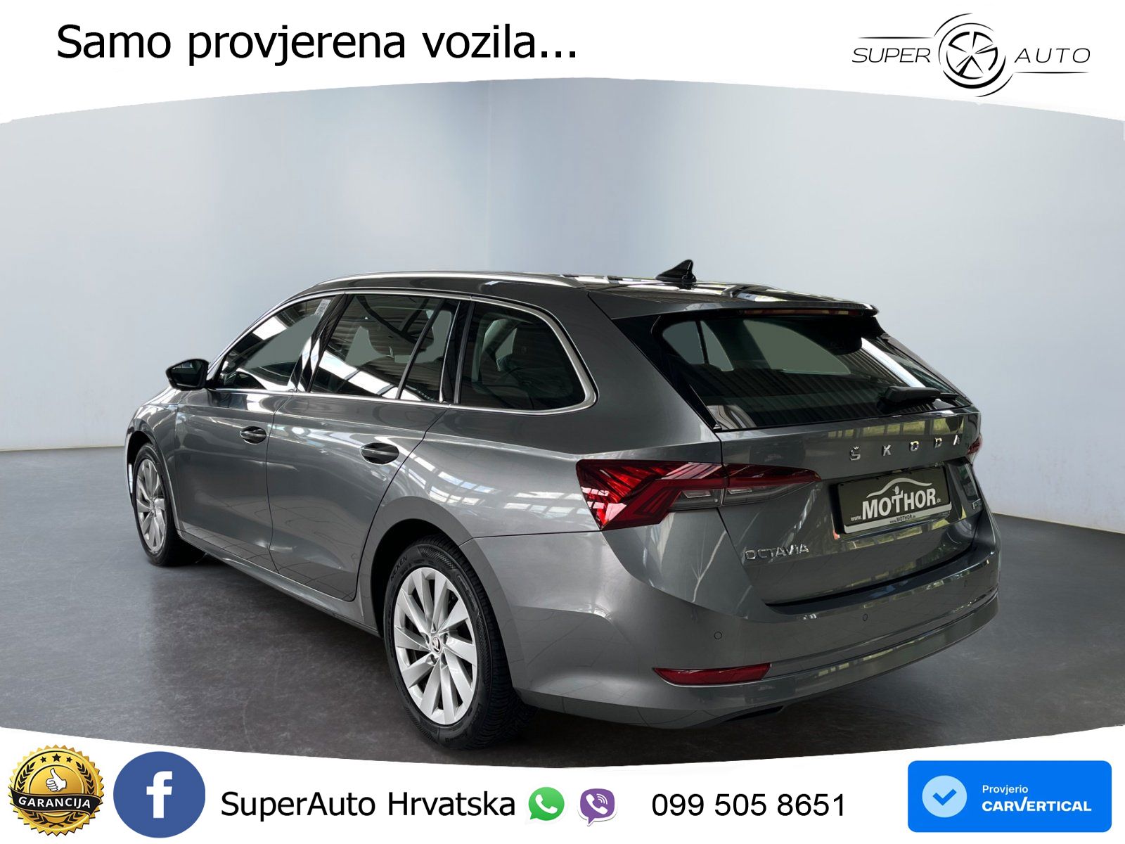 Škoda Octavia Combi 1.5 TSI (150 KS) DSG Selection LED+GR SJED+ACC
