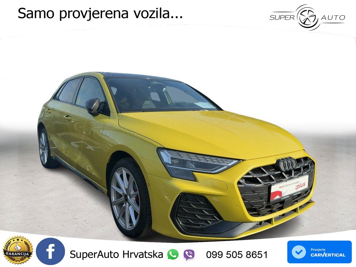 Audi A3 45 TFSIe (272 KS) S tronic S line MATRIX+GR SJED+KAM