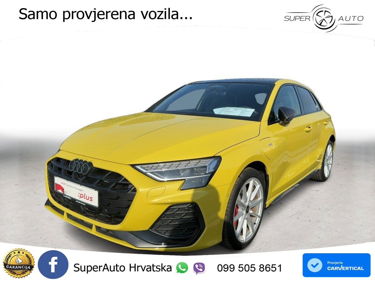 Audi A3 45 TFSIe (272 KS) S tronic S line MATRIX+GR SJED+KAM
